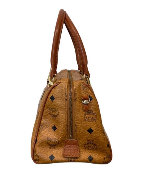 MCM（エムシーエム）MCM (エムシーエム) ミニボストンバッグ ブラウンの古着・服飾アイテム