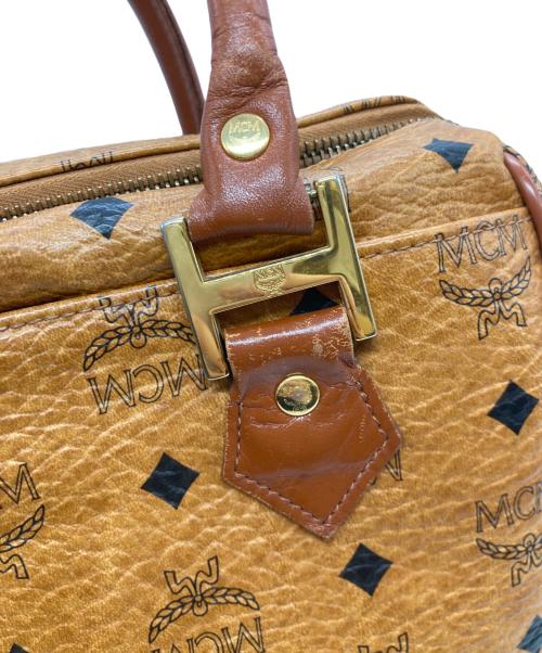 MCM（エムシーエム）MCM (エムシーエム) ミニボストンバッグ ブラウンの古着・服飾アイテム