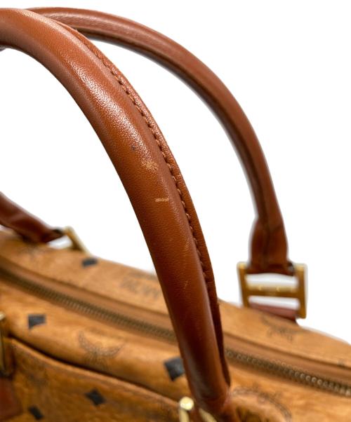 MCM（エムシーエム）MCM (エムシーエム) ミニボストンバッグ ブラウンの古着・服飾アイテム
