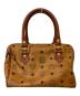 MCM（エムシーエム）の古着「ミニボストンバッグ」｜ブラウン
