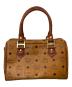 MCM (エムシーエム) ミニボストンバッグ ブラウン：12000円