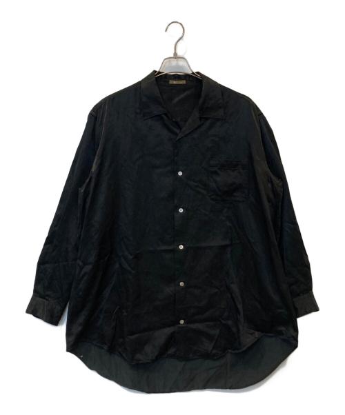 Y's for men（ワイズフォーメン）Y'S for men (ワイズフォーメン) コットン×キュプラロングシャツ ブラック サイズ:不明の古着・服飾アイテム