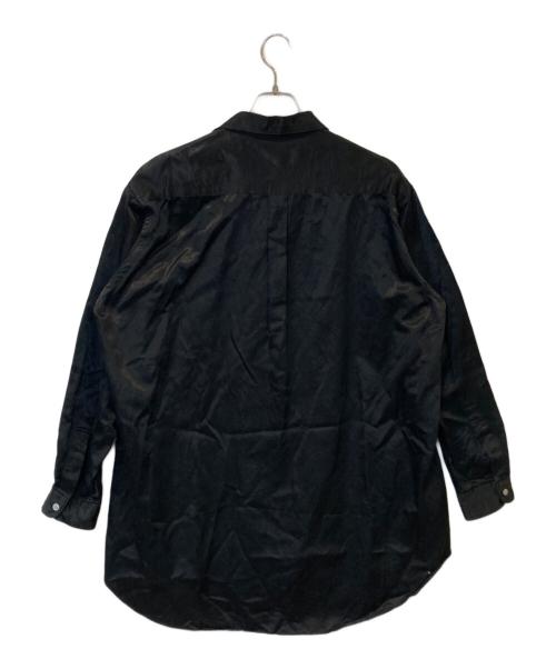 Y's for men（ワイズフォーメン）Y'S for men (ワイズフォーメン) コットン×キュプラロングシャツ ブラック サイズ:不明の古着・服飾アイテム