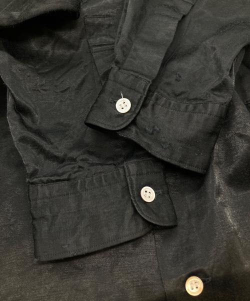 Y's for men（ワイズフォーメン）Y'S for men (ワイズフォーメン) コットン×キュプラロングシャツ ブラック サイズ:不明の古着・服飾アイテム