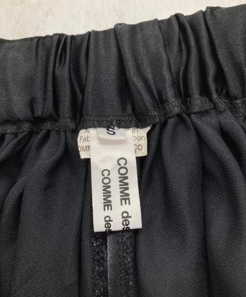 COMME des GARCONS COMME des GARCONS（コムデギャルソン コムデギャルソン）COMME des GARCONS COMME des GARCONS (コムデギャルソン コムデギャルソン) ポリエステルサテン イージーサルエルパンツ 	RF-P009 ブラック サイズ:Sの古着・服飾アイテム