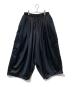 COMME des GARCONS COMME des GARCONS（コムデギャルソン コムデギャルソン）の古着「ポリエステルサテン イージーサルエルパンツ 	RF-P009」｜ブラック