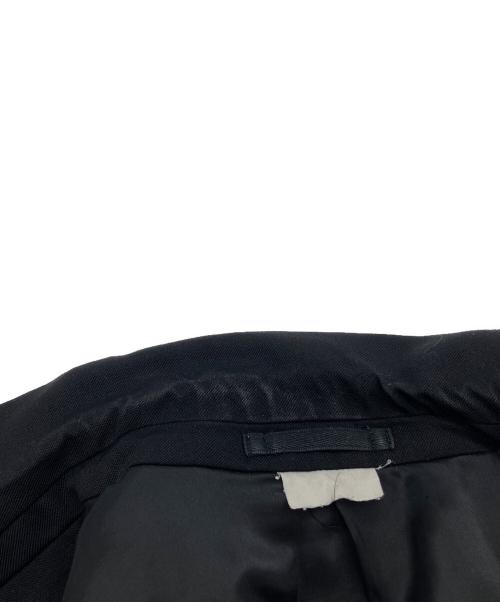 COMME des GARCONS HOMME PLUS（コムデギャルソンオムプリュス）COMME des GARCONS HOMME PLUS (コムデギャルソンオムプリュス) ストレッチウールギャバジンテーラードジャケット PP-J015 2015AW パワーオブセレモニー期 ブラック サイズ:XSの古着・服飾アイテム