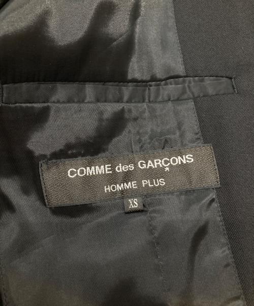 COMME des GARCONS HOMME PLUS（コムデギャルソンオムプリュス）COMME des GARCONS HOMME PLUS (コムデギャルソンオムプリュス) ストレッチウールギャバジンテーラードジャケット PP-J015 2015AW パワーオブセレモニー期 ブラック サイズ:XSの古着・服飾アイテム