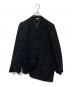 COMME des GARCONS HOMME PLUS（コムデギャルソンオムプリュス）の古着「ストレッチウールギャバジンテーラードジャケット PP-J015 2015AW パワーオブセレモニー期」｜ブラック