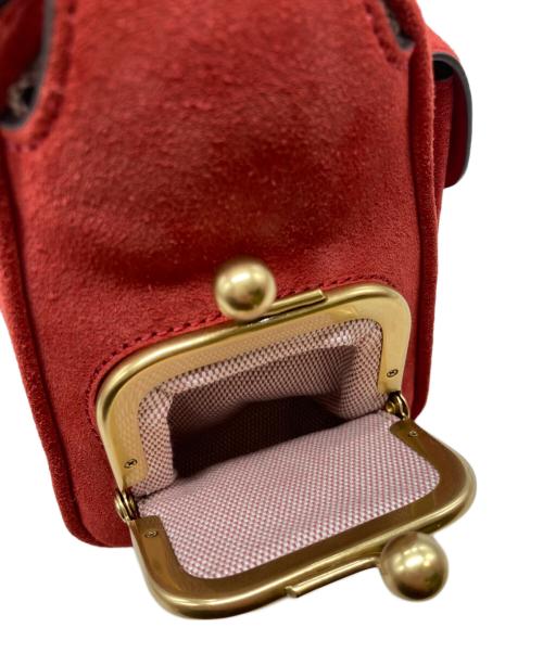 COACH（コーチ）COACH (コーチ) TURNLOCK HAVERSACK BAG 27 ターンロック ハバーサック バッグ 27 CFQ59 レッドの古着・服飾アイテム