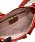 中古・古着 COACH (コーチ) TURNLOCK HAVERSACK BAG 27 ターンロック ハバーサック バッグ 27 CFQ59 レッド：25000円