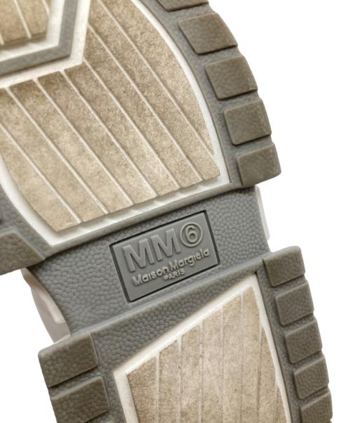 MM6 Maison Margiela（エムエムシックスメゾンマルジェラ）MM6 Maison Margiela (エムエムシックスメゾンマルジェラ) Puffer Lace Up Sneakers パッファー・レースアップ・スニーカー S66WS0004 ホワイト サイズ:38の古着・服飾アイテム