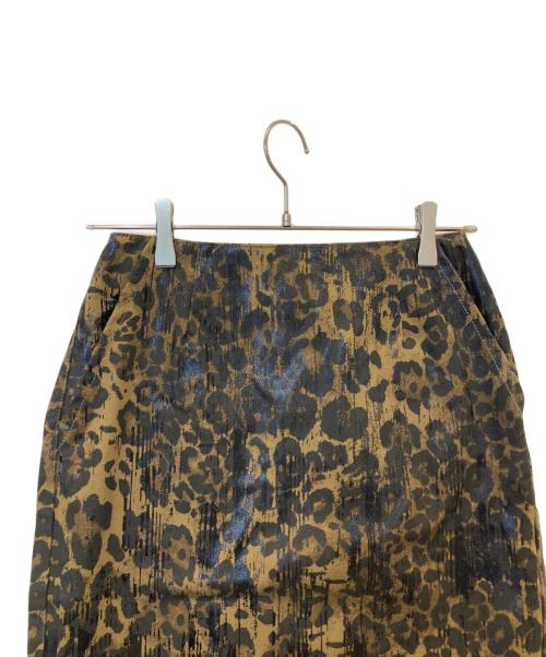 glam lips（グラムリップス）Glam Lips　 (グラムリップス) シャドウ ペイント Leopard スカート　1244115-1878 ブラウン 未使用品の古着・服飾アイテム