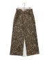 moussy（マウジー）の古着「LEO PRNTED WIDE STRAIGHT　010IA111-3311」｜ベージュ