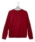 MARKA（マーカ）の古着「スーパー100sウォッシャブルウール天竺 / クルーネック L/S Tee M26C15CS03C」｜レッド