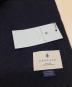 中古・古着 Begg & Co (ベグアンドコー) ラムウール×カシミヤ混マルチカラーストール ネイビー 未使用品：12000円