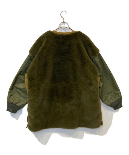 etsinta（エシンタ）etsinta (エシンタ) ファー切替ジャケット TYZ1012207A0004 グリーン サイズ:FREEの古着・服飾アイテム