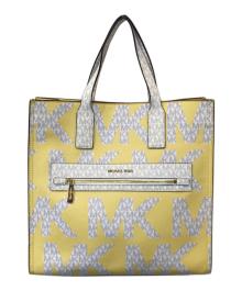 MICHAEL KORS（マイケルコース）の古着「KENLY 2WAYトートバッグ 35F0GY9T3I」｜ホワイト×イエロー