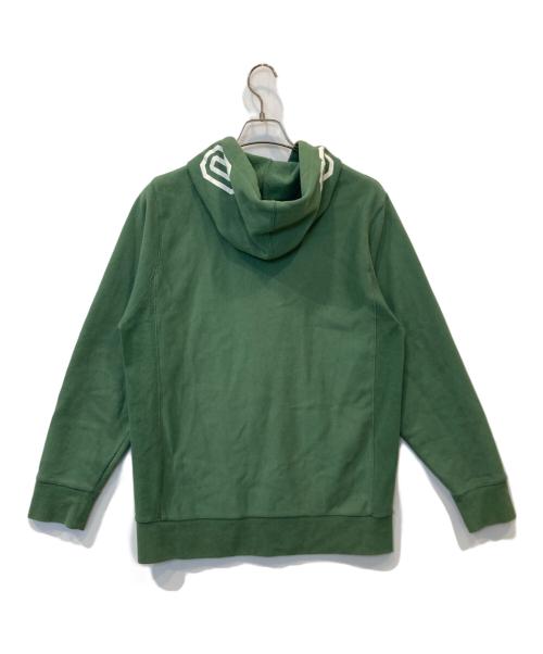 stussy（ステューシー）stussy (ステューシー) 00's ロゴジップフーディ グリーン サイズ:Lの古着・服飾アイテム