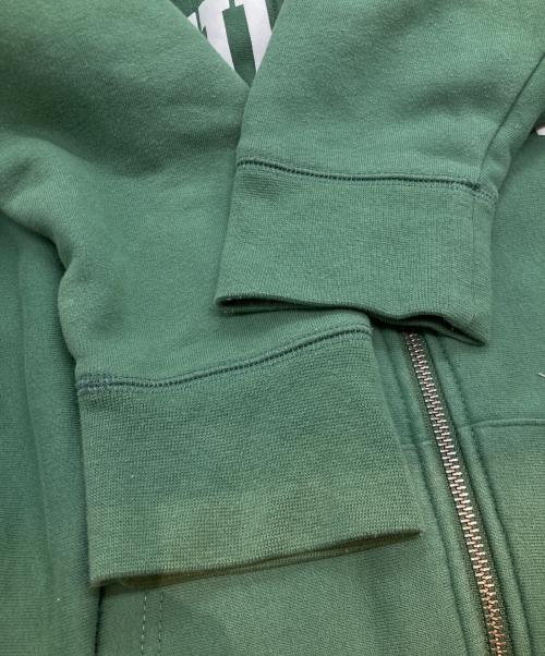 stussy（ステューシー）stussy (ステューシー) 00's ロゴジップフーディ グリーン サイズ:Lの古着・服飾アイテム