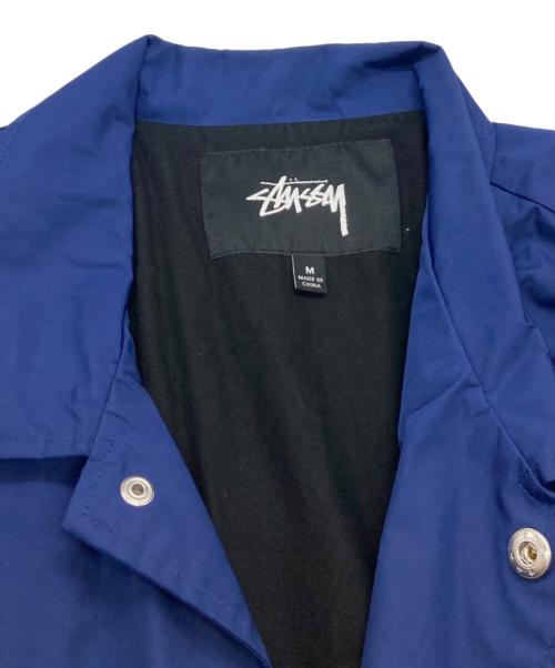 stussy（ステューシー）stussy (ステューシー) CRUIZE COACH JACKET 	115394 ネイビー サイズ:Mの古着・服飾アイテム