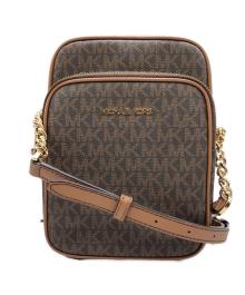 MICHAEL KORS（マイケルコース）の古着「MKシグネイチャーショルダーバッグ　35F1GTVC2B」｜ブラウン