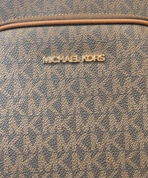 MICHAEL KORS（マイケルコース）MICHAEL KORS (マイケルコース) MKシグネイチャーショルダーバッグ　35F1GTVC2B ブラウンの古着・服飾アイテム