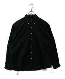 RALPH LAUREN（ラルフローレン）の古着「BLAKE スモールポニー刺繍ボタンダウンシャツ」｜ブラック