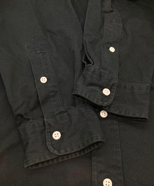 RALPH LAUREN（ラルフローレン）RALPH LAUREN (ラルフローレン) BLAKE スモールポニー刺繍ボタンダウンシャツ ブラック サイズ:Lの古着・服飾アイテム