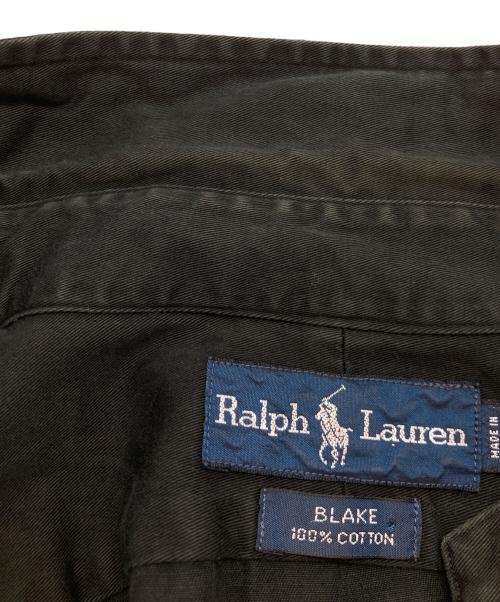 RALPH LAUREN（ラルフローレン）RALPH LAUREN (ラルフローレン) BLAKE スモールポニー刺繍ボタンダウンシャツ ブラック サイズ:Lの古着・服飾アイテム