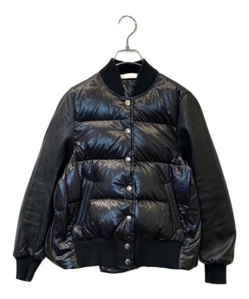 sacai luck（サカイラック）sacai luck (サカイラック) レザー切替 ダウンジャケット　14AWWLU848 ブラック サイズ:1の古着・服飾アイテム