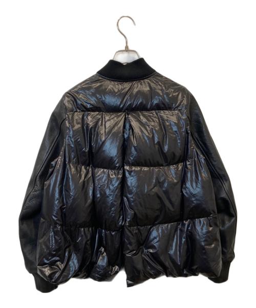 sacai luck（サカイラック）sacai luck (サカイラック) レザー切替 ダウンジャケット　14AWWLU848 ブラック サイズ:1の古着・服飾アイテム