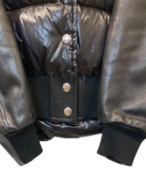 sacai luck（サカイラック）sacai luck (サカイラック) レザー切替 ダウンジャケット　14AWWLU848 ブラック サイズ:1の古着・服飾アイテム
