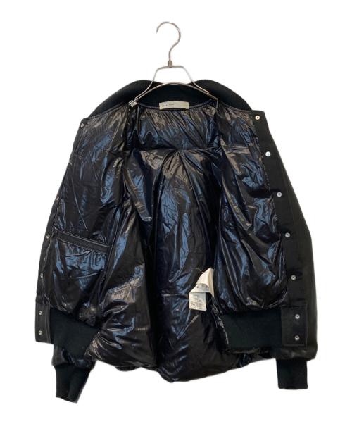 sacai luck（サカイラック）sacai luck (サカイラック) レザー切替 ダウンジャケット　14AWWLU848 ブラック サイズ:1の古着・服飾アイテム