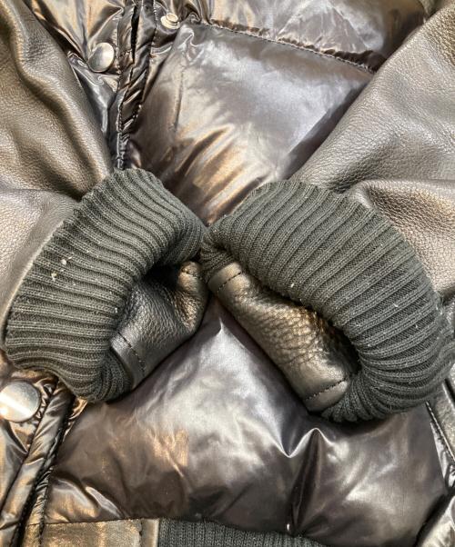 sacai luck（サカイラック）sacai luck (サカイラック) レザー切替 ダウンジャケット　14AWWLU848 ブラック サイズ:1の古着・服飾アイテム