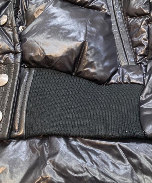 sacai luck（サカイラック）sacai luck (サカイラック) レザー切替 ダウンジャケット　14AWWLU848 ブラック サイズ:1の古着・服飾アイテム