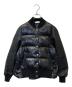 sacai luck（サカイラック）の古着「レザー切替 ダウンジャケット　14AWWLU848」｜ブラック
