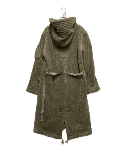 Bajra（バジュラ）Bajra (バジュラ) コットンパイル ハイネックロングコート ベージュ サイズ:SIZE2の古着・服飾アイテム