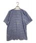 NAISSANCE (ネサーンズ) PLAID CHINESE BUTTONED SHIRT スカイブルー サイズ:M：2480円