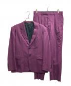 JOHN LAWRENCE SULLIVANジョン ローレンス サリバン）の古着「メランジウールタックショルダージャケット」｜パープル