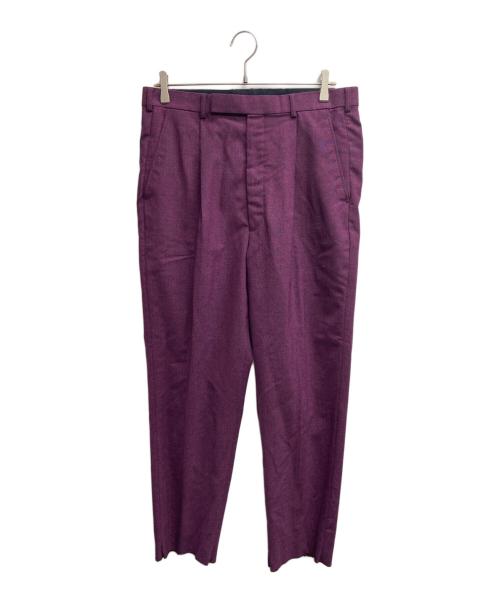 JOHN LAWRENCE SULLIVAN（ジョン ローレンス サリバン）JOHN LAWRENCE SULLIVAN (ジョン ローレンス サリバン) メランジウールタックショルダージャケット パープル サイズ:SIZE44の古着・服飾アイテム