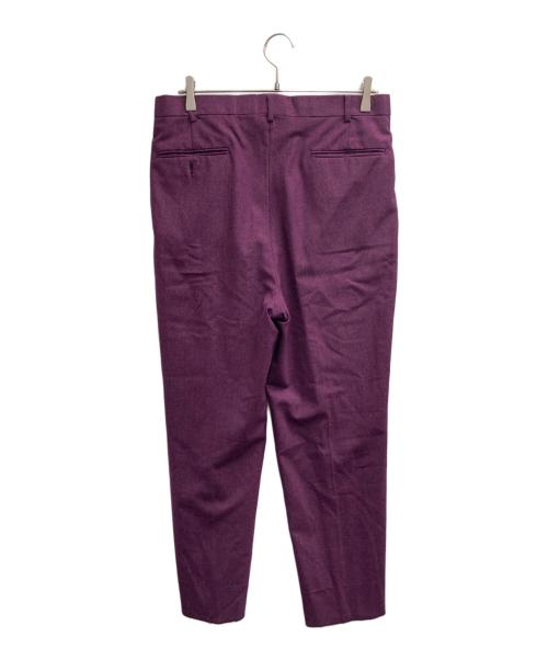 JOHN LAWRENCE SULLIVAN（ジョン ローレンス サリバン）JOHN LAWRENCE SULLIVAN (ジョン ローレンス サリバン) メランジウールタックショルダージャケット パープル サイズ:SIZE44の古着・服飾アイテム