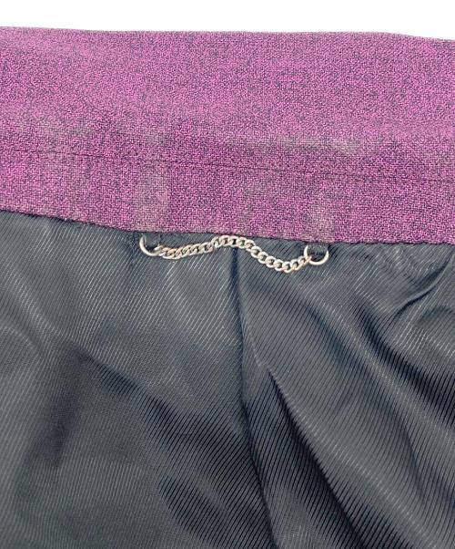 JOHN LAWRENCE SULLIVAN（ジョン ローレンス サリバン）JOHN LAWRENCE SULLIVAN (ジョン ローレンス サリバン) メランジウールタックショルダージャケット パープル サイズ:SIZE44の古着・服飾アイテム