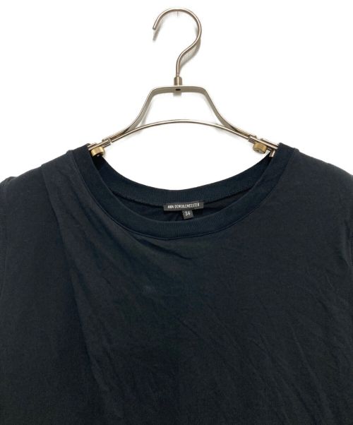 ANN DEMEULEMEESTER（アンドゥムルメステール）ANN DEMEULEMEESTER (アンドゥムルメステール) ワンピース ブラック サイズ:SIZE34の古着・服飾アイテム