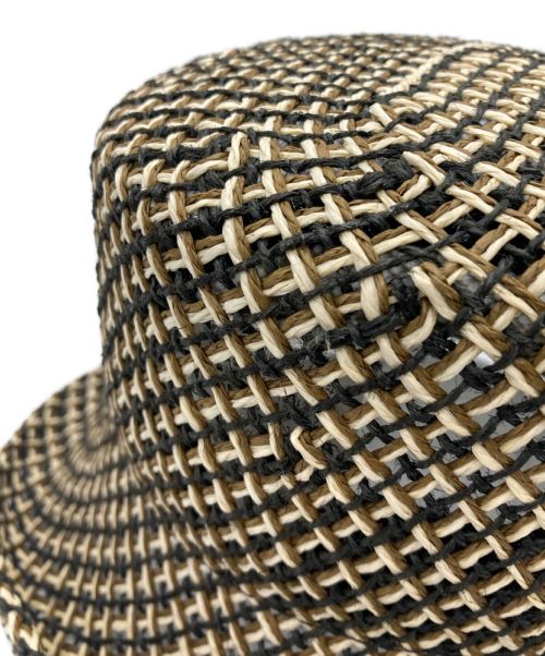 La Maison de Lyllis（ラメゾンドリリス）La Maison de Lyllis (ラメゾンドリリス) CLOCHE HAT(クロシェハット) ベージュの古着・服飾アイテム