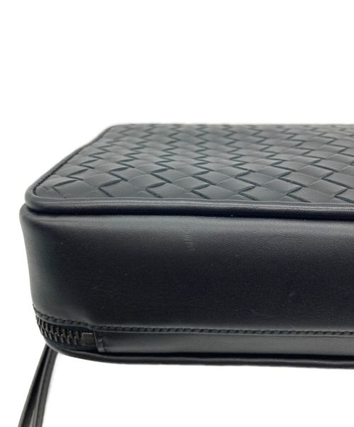 BOTTEGA VENETA（ボッテガベネタ）BOTTEGA VENETA (ボッテガベネタ) セカンドバッグ ブラックの古着・服飾アイテム