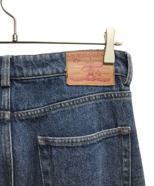 Y. PROJECT（ワイプロジェクト）Y. PROJECT (ワイプロジェクト) レイヤードカフスデニム インディゴ サイズ:28の古着・服飾アイテム