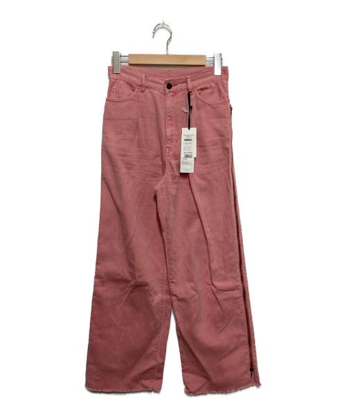 GRACE CLASS（グレースクラス）GRACE CLASS (グレースクラス) サイドジップデニムパンツ ピンク サイズ:SIZE36の古着・服飾アイテム