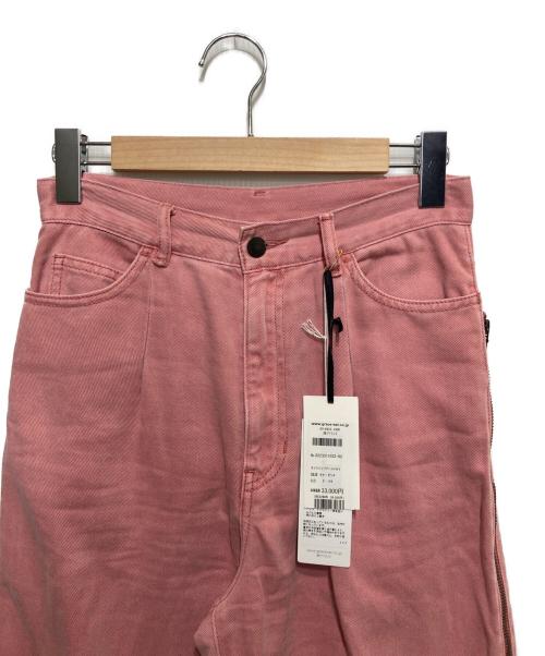 GRACE CLASS（グレースクラス）GRACE CLASS (グレースクラス) サイドジップデニムパンツ ピンク サイズ:SIZE36の古着・服飾アイテム