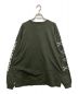 WTAPS (ダブルタップス) ロングスリーブカットソー オリーブ サイズ:03：6000円